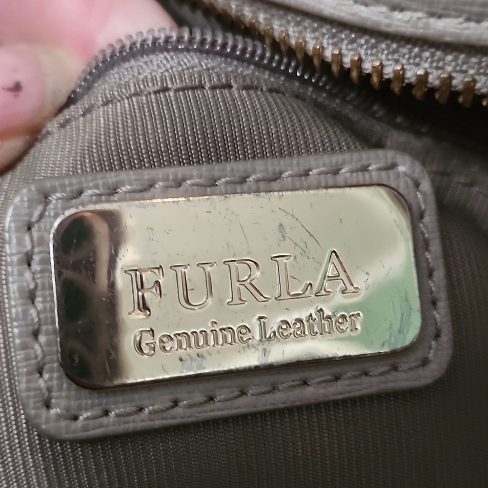 FURLA Leather Shoulder Bag With Dust Bag - Picture 5 of 13